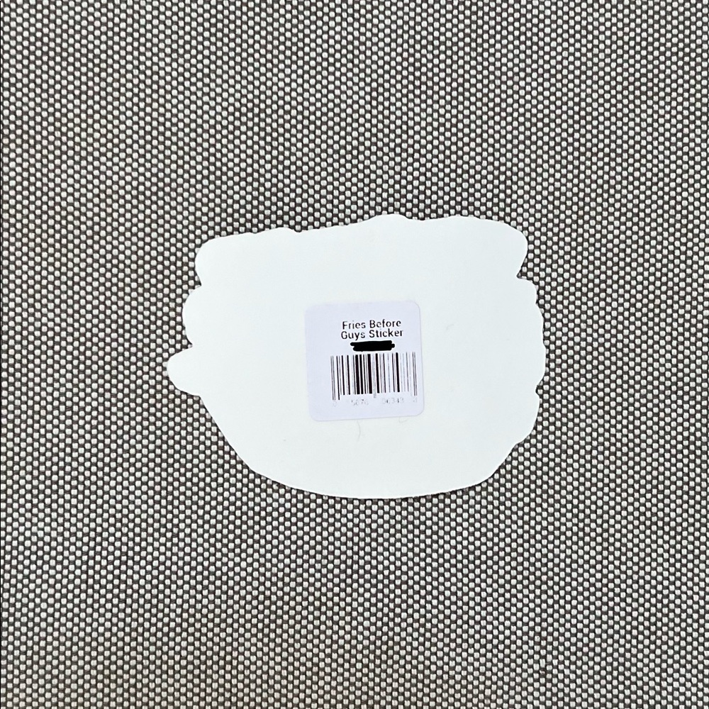 Sticker “Fries Before Guys” - Picture 2 of 2